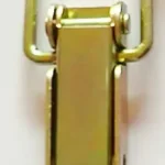 A Safety Swimming Pool Cover featuring a metallic buckle with a rectangular loop and a hinge mechanism, positioned vertically against a white background.